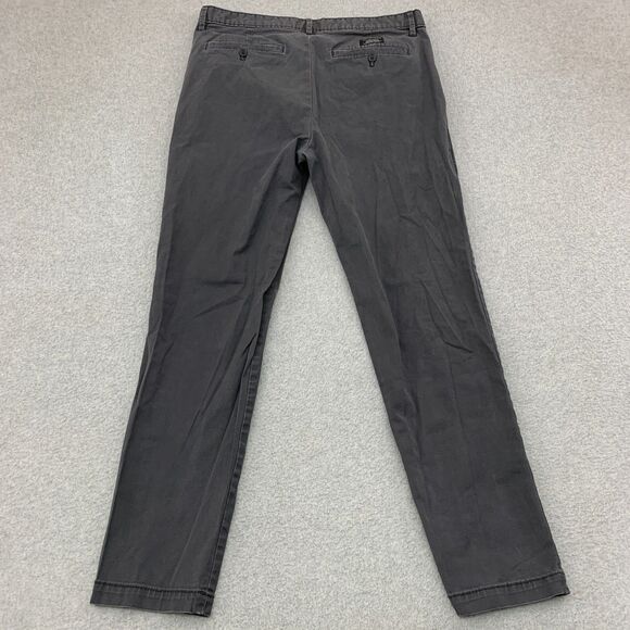 Banana Republic Pants Mens 34x30 (actual) Slim Fit Stretch Gray - Picture 4 of 14